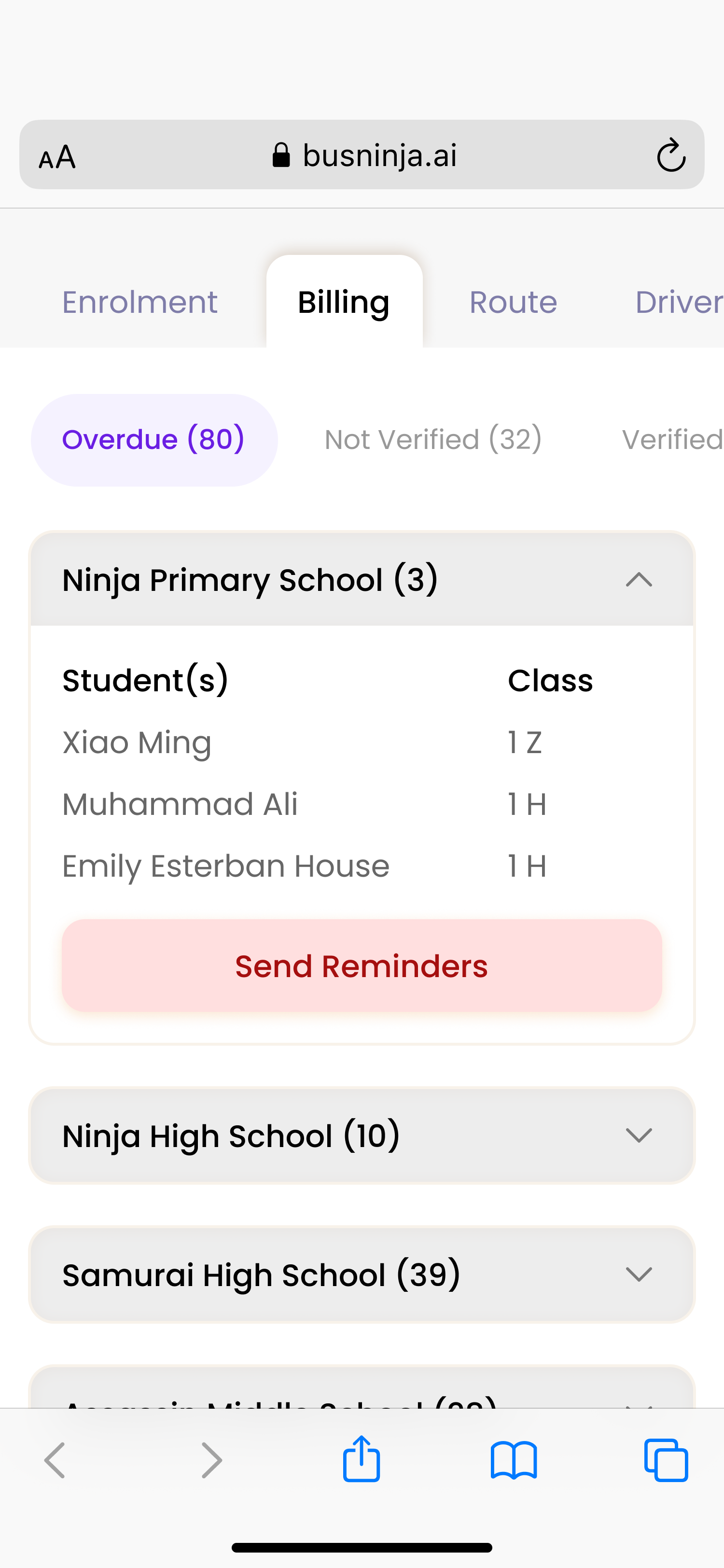 Bus operations in one place