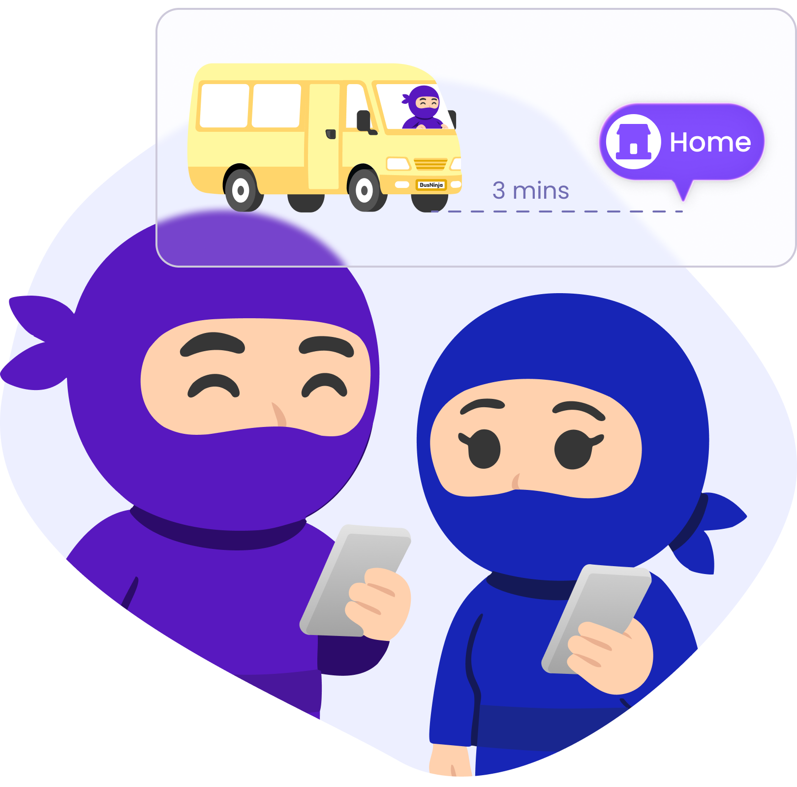 Ninja tracking child